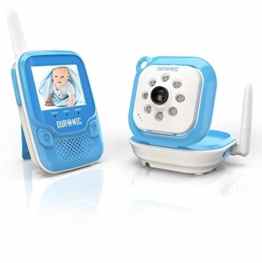 Duronic B101 Drahtloses Babyphone-Set mit Video- und Überwachungskamera und integrierte Nachtsicht – 250m Reichweite
