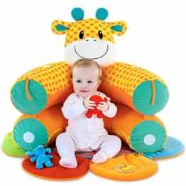 ELC Mothercare Baby Kuschelnest Erlebnisdecke Design Krabbeldecke Spieldecke Safari Giraffe