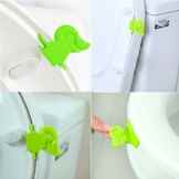EQREF® Modernes Design Tragbare Sanitärtoilettensitzauflagen Lifter Toilettenschüssel Sitzabdeckung Hebegriff