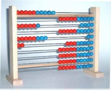 Ebert 615149 Schüler-Rechenrahmen 100 Kugeln