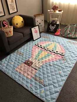 Einhorn Kinder Babys Straßenkarte Baumwolle Frühling Outdoor Wasserdicht Strand Krabbeldecken| Spielbögen| Spielmatte| Spielteppiche für Kinderzimmer