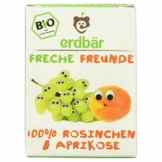 Erdbär Freche Freunde Bio Rosinchen und Aprikose