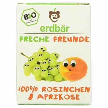 Erdbär Freche Freunde Bio Rosinchen und Aprikose