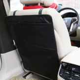 Extsud Auto-Rückenlehnenschutz Rücksitzschoner,60X45 cm,Rücksitzschutz,Auto Rücksitz-Organizer mit Ipad Fach für Kinder,Autositz Schutzmatte wasserdicht,Kick-Matten-Schutz in universeller Passform