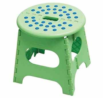 F-Eshion Portable Runde klappbarer Hocker * 1pc zufällige Farbe