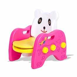 Fascol Multifunktions Kindertoilette Topfstuhl mit Kinder WC Sitz gepolstert und verstellbar Rückenlehne Töpfchen Training