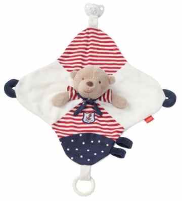 Fehn 078077 Schmusetuch deluxe Teddy