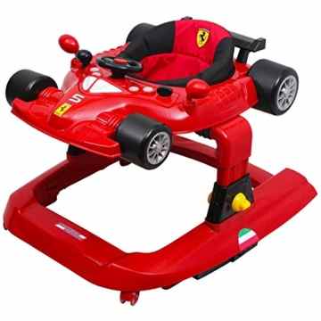Ferrari f1 Gehfrei Lauflernhilfe Laufhilfe Gehhilfe Spielcenter SILIKON-Rollen **TREPPEN FALLSCHUTZ** Stufenlose Sitzhöhenverstellung