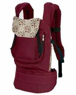 Fetoo Babytragetasche Babytrage Baby Fördermaschine Rucksack Bauch und Hüfttrage Tragegurt, Einstellbar Schnalle, Blau oder Rot nach Zufall