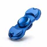 Fidget Spinner Dual Kreisel mit High-Speed Kugellager Anti Stress Hand Toy Blau von wortek