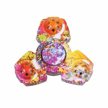 Fidget Spinner, Sondereu Fidget Toys Hand Tri Spinner Finger Spielzeug für Kinder und Erwachsene Spielzeug Geschenke, Bunt Motiv