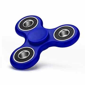 Fidget Spinner Tri Kreisel mit High-Speed Kugellager Anti-Stress Hand Toy Blau von wortek
