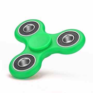 Fidget Spinner Tri Kreisel mit High-Speed Kugellager Anti-Stress Hand Toy Grün von wortek