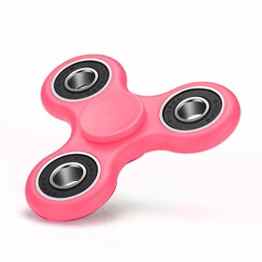 Fidget Spinner Tri Kreisel mit High-Speed Kugellager Anti-Stress Hand Toy Pink von wortek