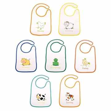 Fillikid BT155 7 Tage Lätzchen, farblich sortiert