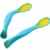 Flexibler Kunststoff Baby Feeding Spoons (2 Stück) – Blau