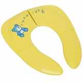Folding Potty Seat, Pushingbest Portable Folding Reusable Travel Toilet Potty Training Seat Covers Liners for Babies Toddlers Infants Kids Potty Seat