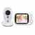 GEEDIAR Babyphone mit Kamera Video Überwachung 3.2 “ TFT LCD Digital dual Audio Funktion wireless Baby Monitor (Temperatursensor, Schlaflieder, Nachtsicht, Gegensprechfunktion)
