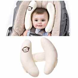 GGBaby@ Baby Kopfkissen für Kinderautositz Kinderwagen verstellbar Nackenkissen Schlafkissen für Babyautositz Sicherheitsgurt Kopfschutz Nackenstütze
