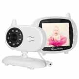 GHB Babyphone mit Kamera Babyphone Video 3.5 zoll Farbbildschirm und Nachtsicht
