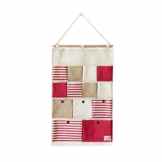 GWELL Baumwollbeutel Wand Hängeaufbewahrung Beutel 13 Tasche Tür zurück Aufbewahrungstasche Utensilientasche Hängende Rückwand Wandtasche Türtasche Baumwolltuch Hängeorganizer