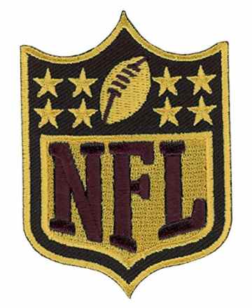 Gold Black Super Bowl 50 Commemorative NFL Golden Stars Jersey Aufnäher Patch 3″