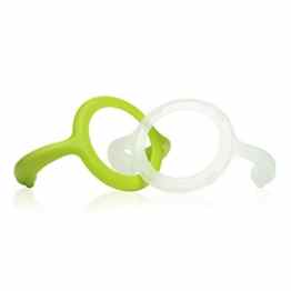 Griffe für AVENT Naturnah (Natural) Baby Glasflaschen von OlaBaby, (2er-Pack). Babyflaschengriffe, Flaschengriff, Trink Trainer, BPA frei