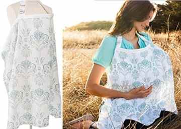 HB HOMEBOAT® Stillschal Stilltuch Nursing Cover Blau B-01