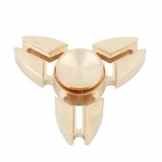 HENGSONG Pocket Hand Spinner Fidget Toy Kupfer EDC ADHD Tri Finger Spinner, entlastet Stress und Angst für Kinder und Erwachsene Geschenke