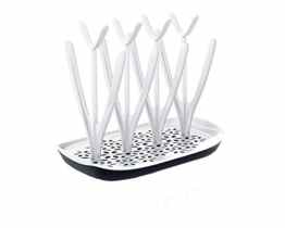 HENGSONG Trockenständer für Baby Flaschen und Flaschenzubehör, Weiß