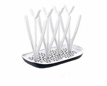 HENGSONG Trockenständer für Baby Flaschen und Flaschenzubehör, Weiß