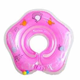 Halsschwimmring Schwimmring Aufblasbar Verstellbare Verdickte Bilayer Schwimmen Ring Schwimmreifen für den Hals Schwimmhilfe Baby