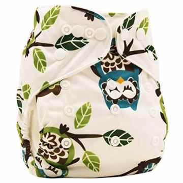 Happy Cherry Baby Stoffwindel Windelhose Babywindel Für Jungen Mädchen Wiederverwendbare Windel Überhose Windeln Mit Muster Haus Größe Verstellbar Mit Druckknopf Kids Toddler Farbe Wählbar