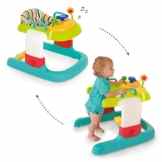 Hauck 2in1 Walker Stripe Lauflerner, Toybar, bunt, gestreifter Sitzeinhang