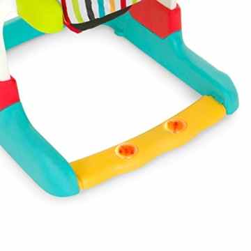 Hauck 2in1 Walker Stripe Lauflerner, Toybar, bunt, gestreifter Sitzeinhang