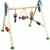 Hess Holzspielzeug 13376 Babyspielgerät Eule aus Holz, 62 x 57 x 55 cm