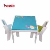 Hessie Kid Möbel Aktivität Tisch und Stuhl Set in Holz, 1 Jahr auf 3 Jahren alte Kinder kreatives Geburtstagsgeschenk