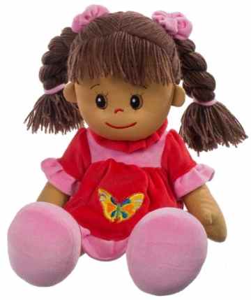 Heunec 470873 – Poupetta Lucy mit braunem Haar XL