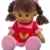 Heunec 470873 – Poupetta Lucy mit braunem Haar XL