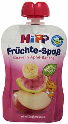 HiPP Früchte-Spaß Pink Guave in Apfel-Banane
