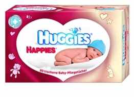 Huggies Happies Baby-Pflege-Tücher, 10er Pack (10 x 1 Stück)