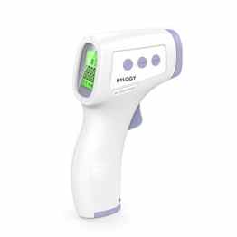 Hylogy Infrarot Stirnthermometer kontaktlos und schnell die Körpertemperatur zu messen, für Kinder und Erwachsenen, besonders für Babys (Lila)