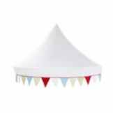 IKEA Baby-Betthimmel „VADARE“ Baldachin für Babybett – Maße 155x80x77cm – an der Wand faltbar – waschbar
