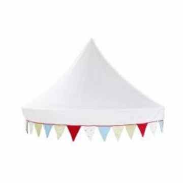 IKEA Baby-Betthimmel „VADARE“ Baldachin für Babybett – Maße 155x80x77cm – an der Wand faltbar – waschbar