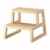 IKEA Tritthocker „Molger“ Tritt aus Massivholz – feuchtraumgeeignet – BxTxH 41x43x35 cm