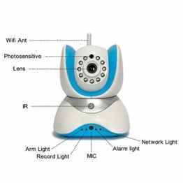 IP Kamera,Bewegungserkennung IP Kamera,HD 720P Drahtlose IP Kamera Mit Wlan,Infrarot Tag/Nachtsicht,Plug & Play,Zwei-Wege-Audio,Bewegungserkennung ,Home Security-Überwachungs IP Kamera