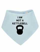 Ich bin nicht eine Kettlebell Sport Sport SPORTY Work Out Gewicht Training Gewicht Lifting Bandana Baby Lätzchen