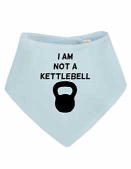 Ich bin nicht eine Kettlebell Sport Sport SPORTY Work Out Gewicht Training Gewicht Lifting Bandana Baby Lätzchen