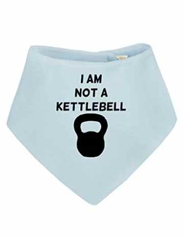 Ich bin nicht eine Kettlebell Sport Sport SPORTY Work Out Gewicht Training Gewicht Lifting Bandana Baby Lätzchen