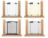 Impag Türschutzgitter Treppenschutzgitter 73 – 182 cm zum Klemmen – Ohne Bohren Luxline + 30 Weiß